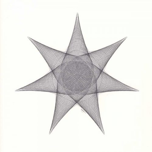 7 Point Star Drawing © Copyright Mary Wagner