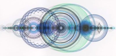 “Resonance Disaster Landscape”, 56 x 100 inches, pigment ink, ballpoint ink, graphite pencil, color pencil on paper ©Copyright Mary Wagner